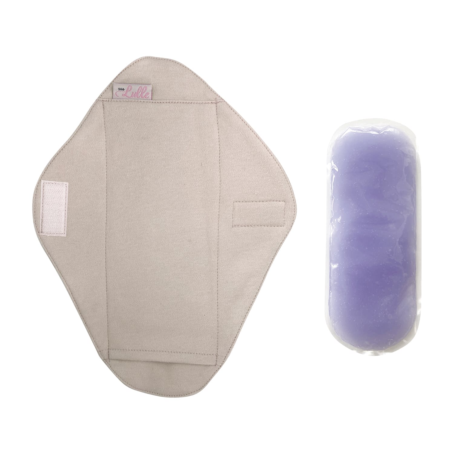 ラルル陰部用ホット＆クールパック 温冷パック 25-7278-01 三重化学工業 LUL-003(グレー)キキョウ