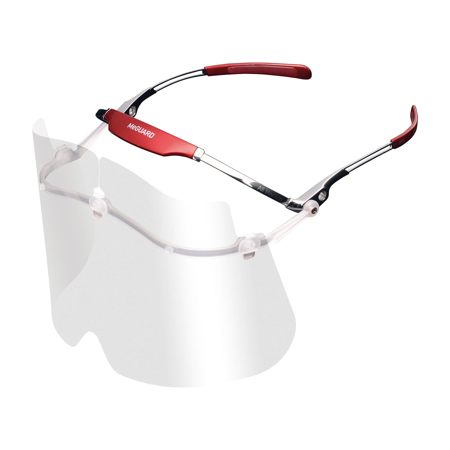 フェイスガード ミーガードプロ(本体 25-6916-00 ミタス MEGP-CR(カーディナルレッド)