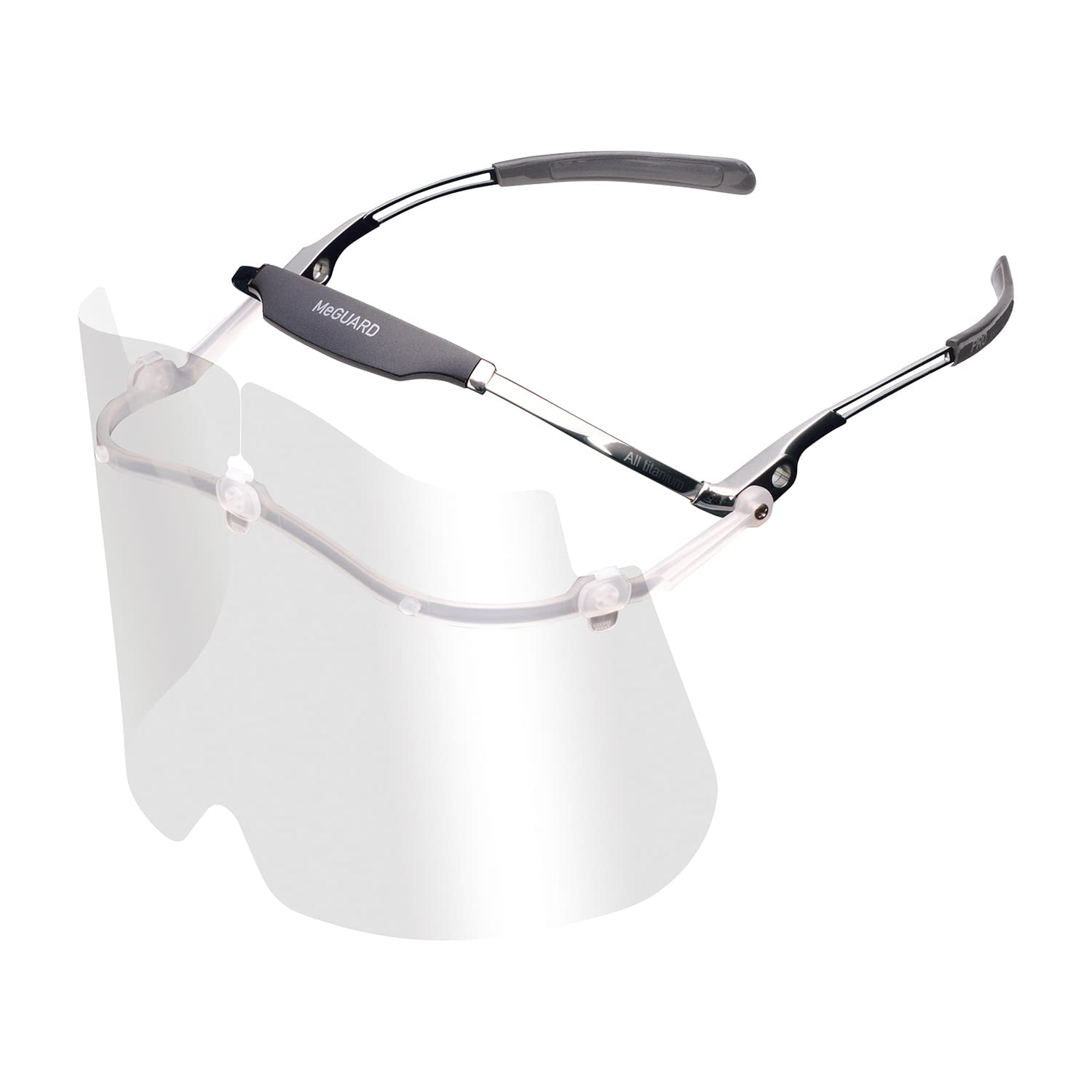 フェイスガード ミーガードプロ(本体 25-6916-02 ミタス MEGP-TG(チタニウムグレー)