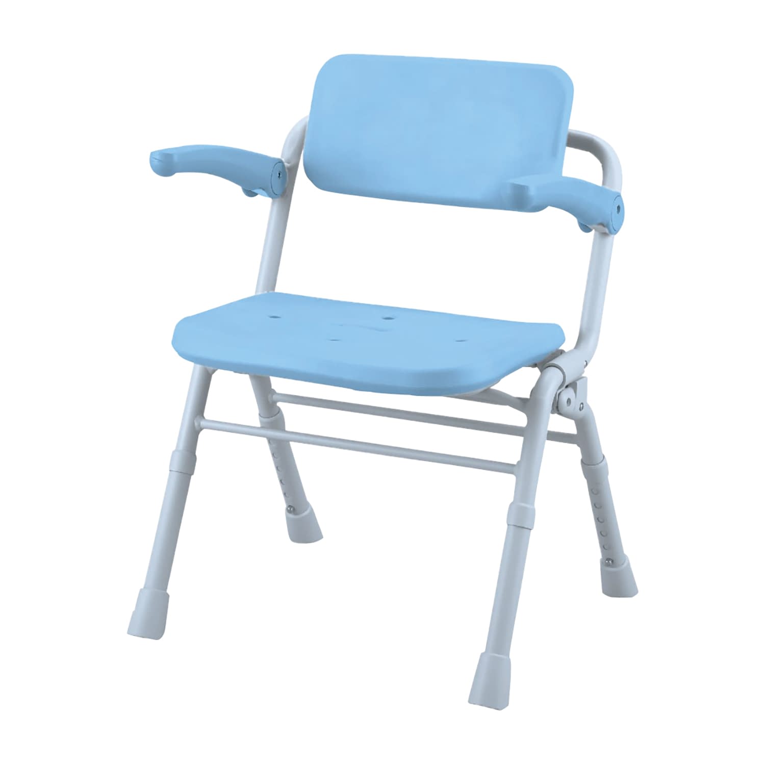 シャワーチェアワイドSPワンタッチ 25-4579-00 ユクリアAir PN-L41532A(ブルー)