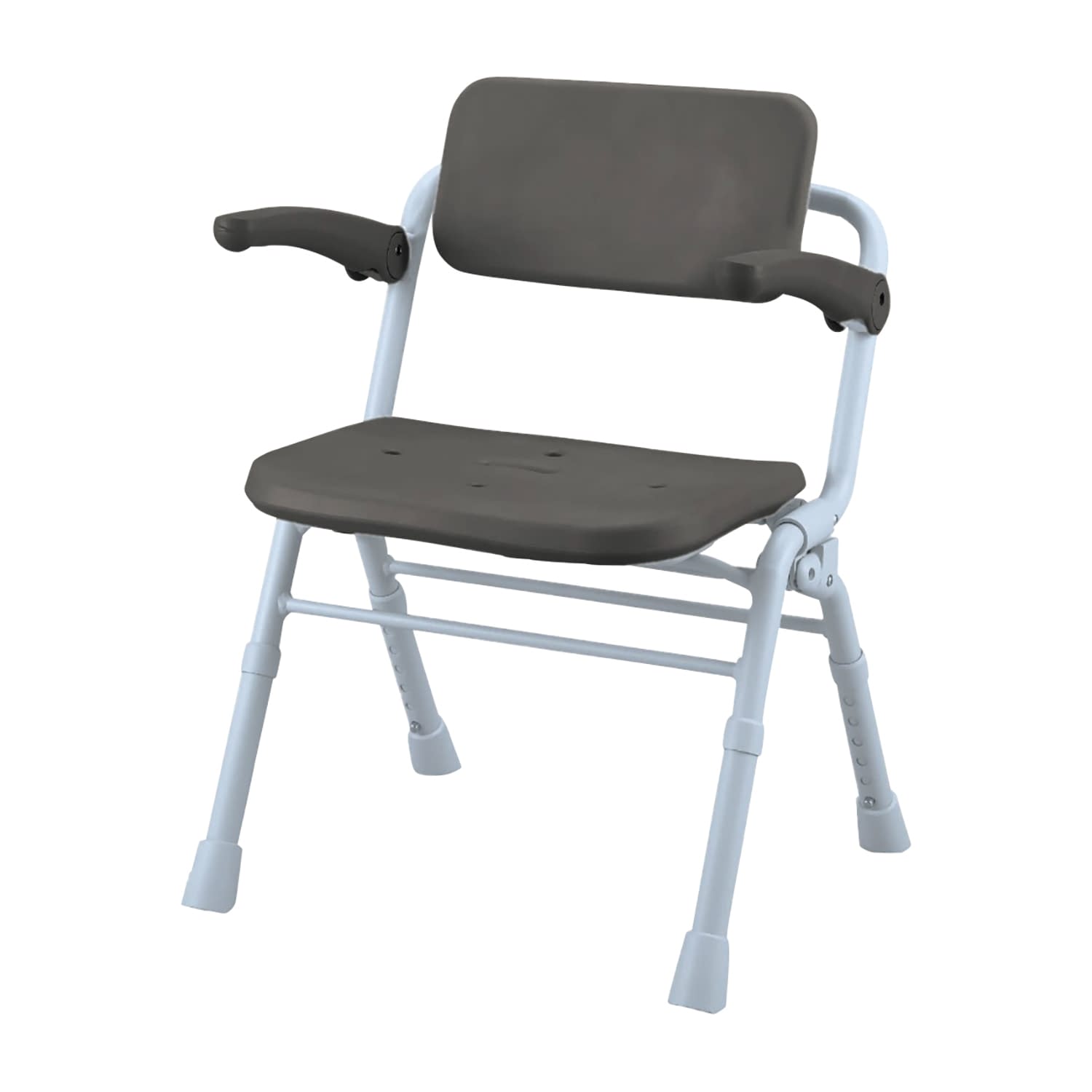 シャワーチェアワイドSPワンタッチ 25-4579-01 ユクリアAir PN-L41532BR(モカブラウン)