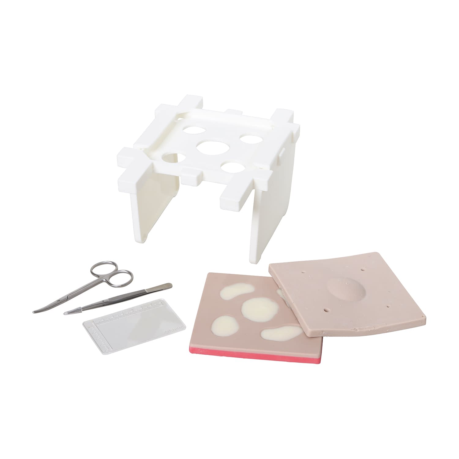 褥瘡・ろう孔管理シミュレータ トレーニングモデル 25-5539-00 日本ライトサービス NBA-001(オールセット)