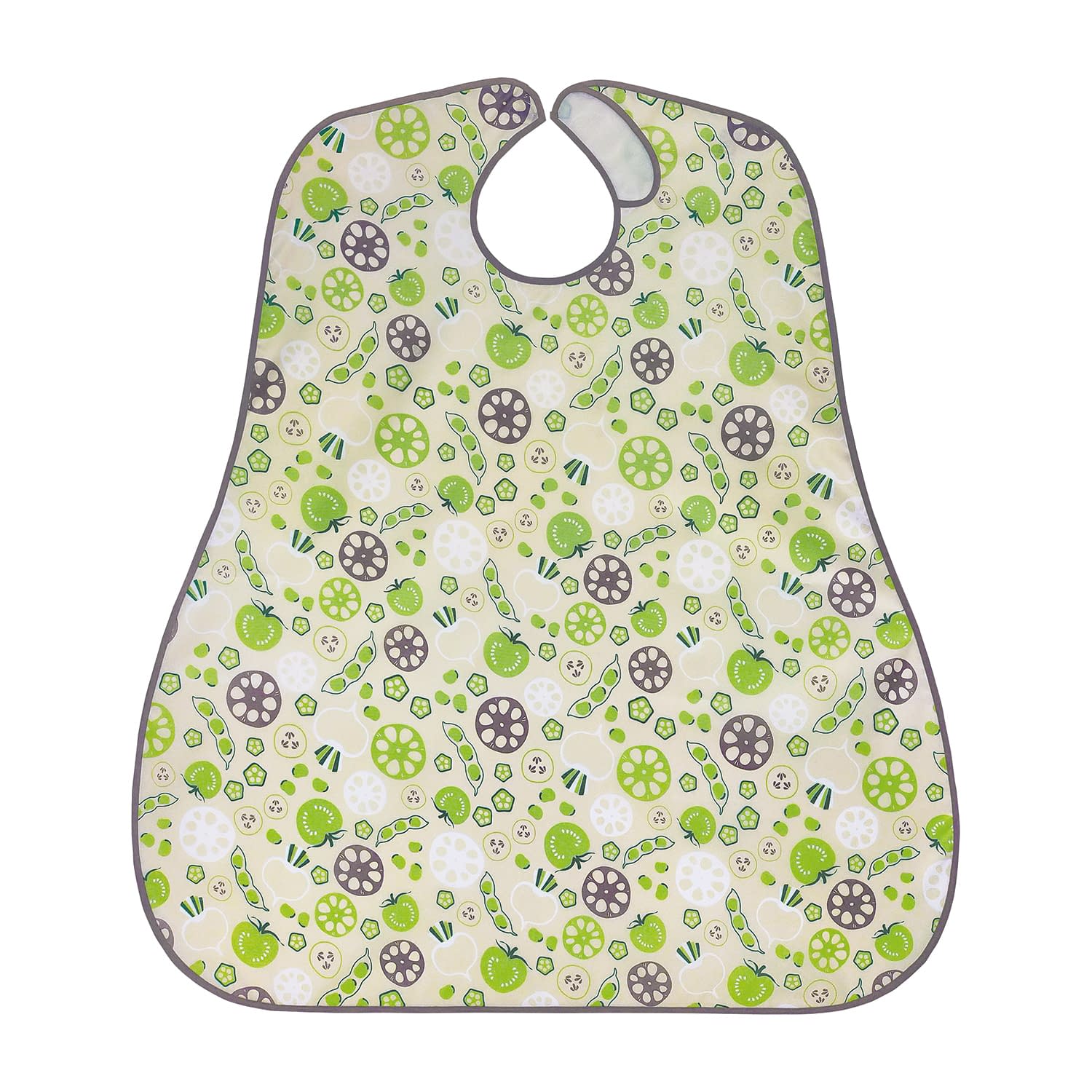 食事用エプロン 介護用エプロン 25-6643-00 日本エンゼル T-600(ベジタブルグリーン)