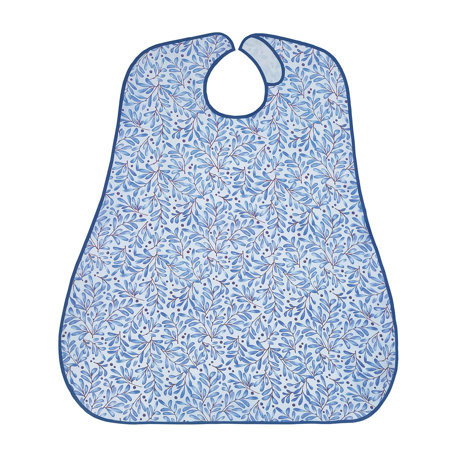 食事用エプロン 介護用エプロン 25-6643-04 日本エンゼル T-600(リーフブルー)