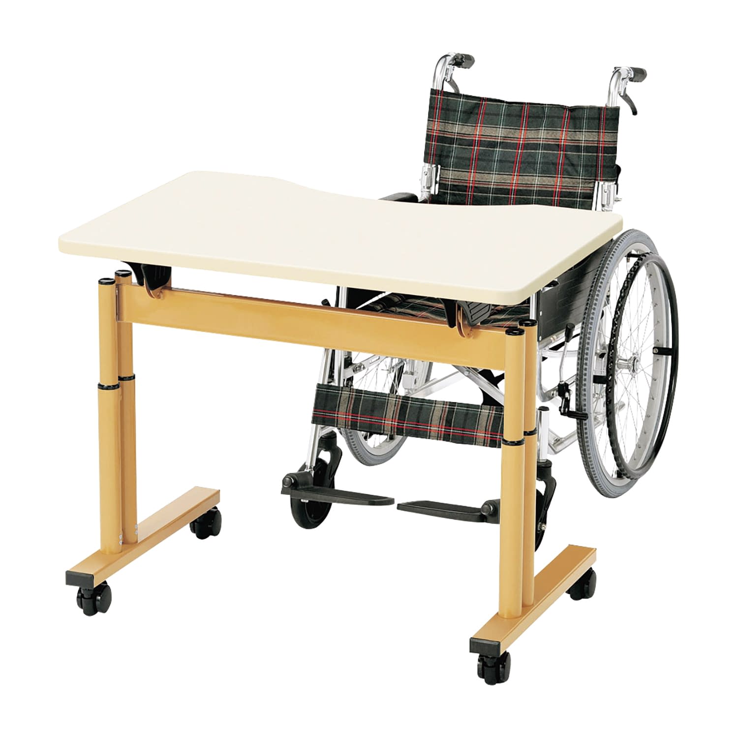 抗ウイルス昇降跳ね上げテーブル 25-4783-00 ニシキ工業 FIT-0960QM