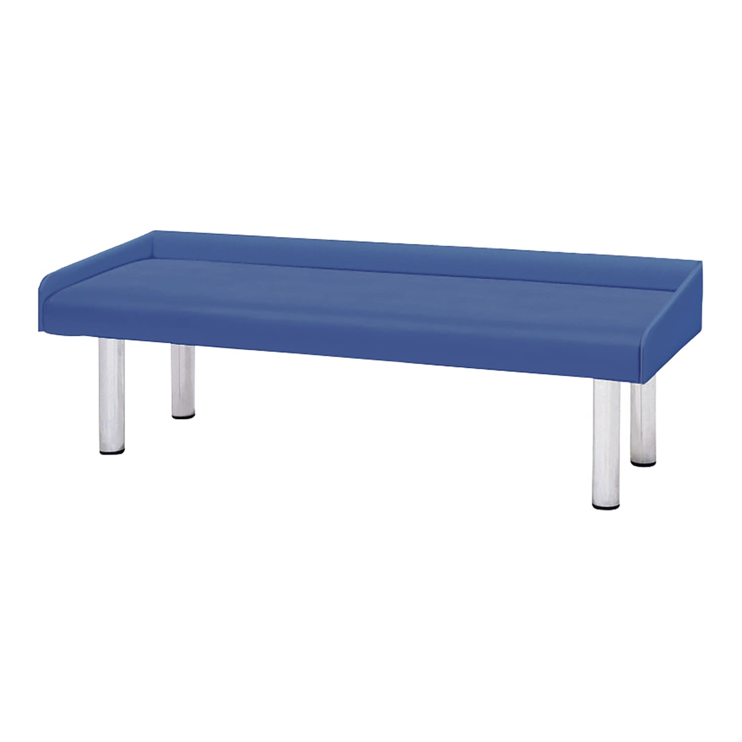 3方ガイド付き診察台 25-6033-0006 コバルトブルー ニシキ工業 KG-1860(W1800XD600)