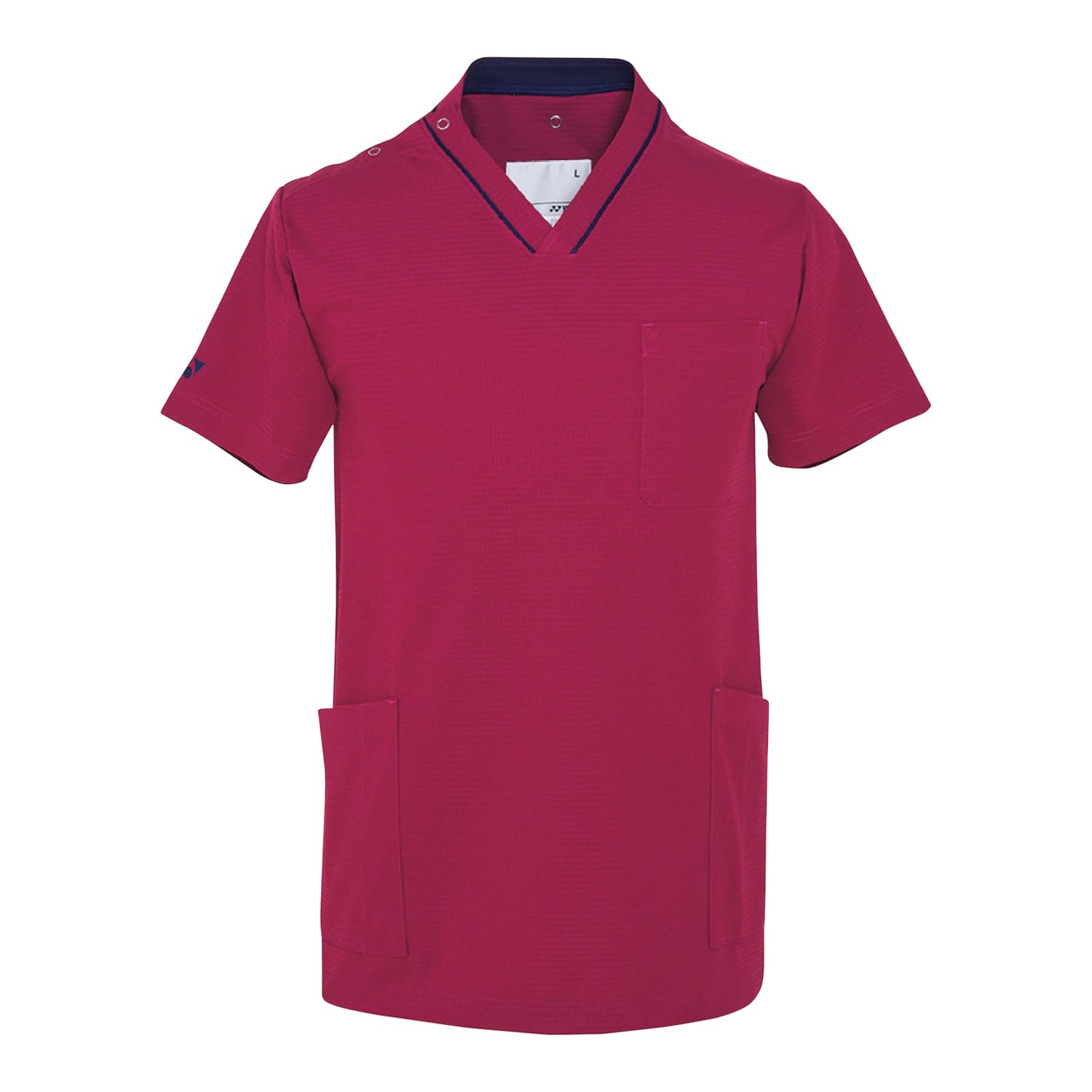 ヨネックス エアータッチスクラブ ナースウェア 25-6515-0308 BLL YONEX×キラク CY805-15(バーガンディ)