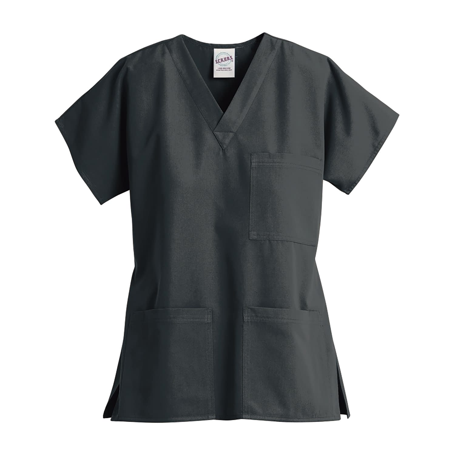 ユニセックス 3ポケットトップ 25-6510-0107 ピューター スクラブス Z1004(XS)