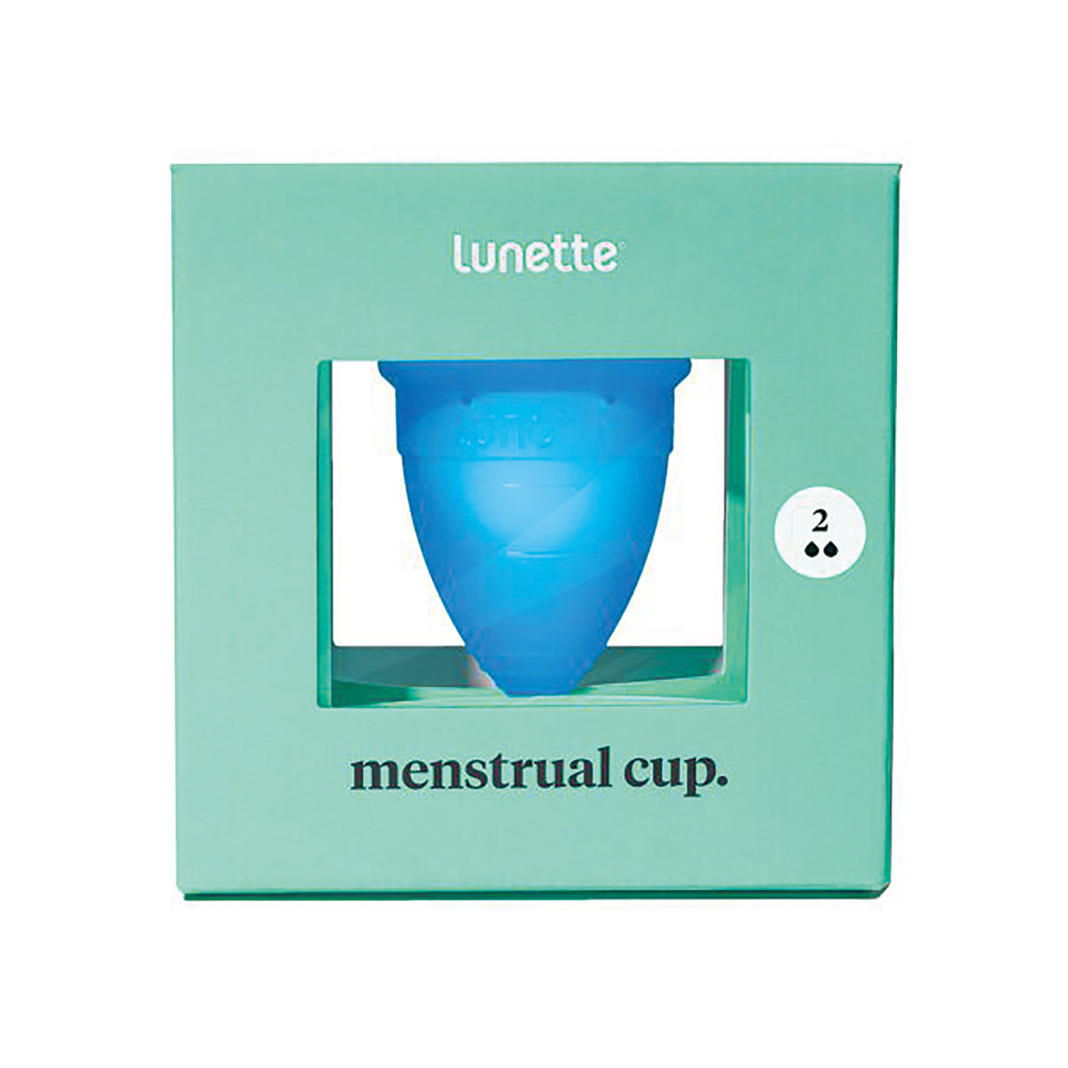 ルネットカップ(月経カップ) サイズ2 25-7271-01 Lunette C1LN217BL2(ダイ)ブルー