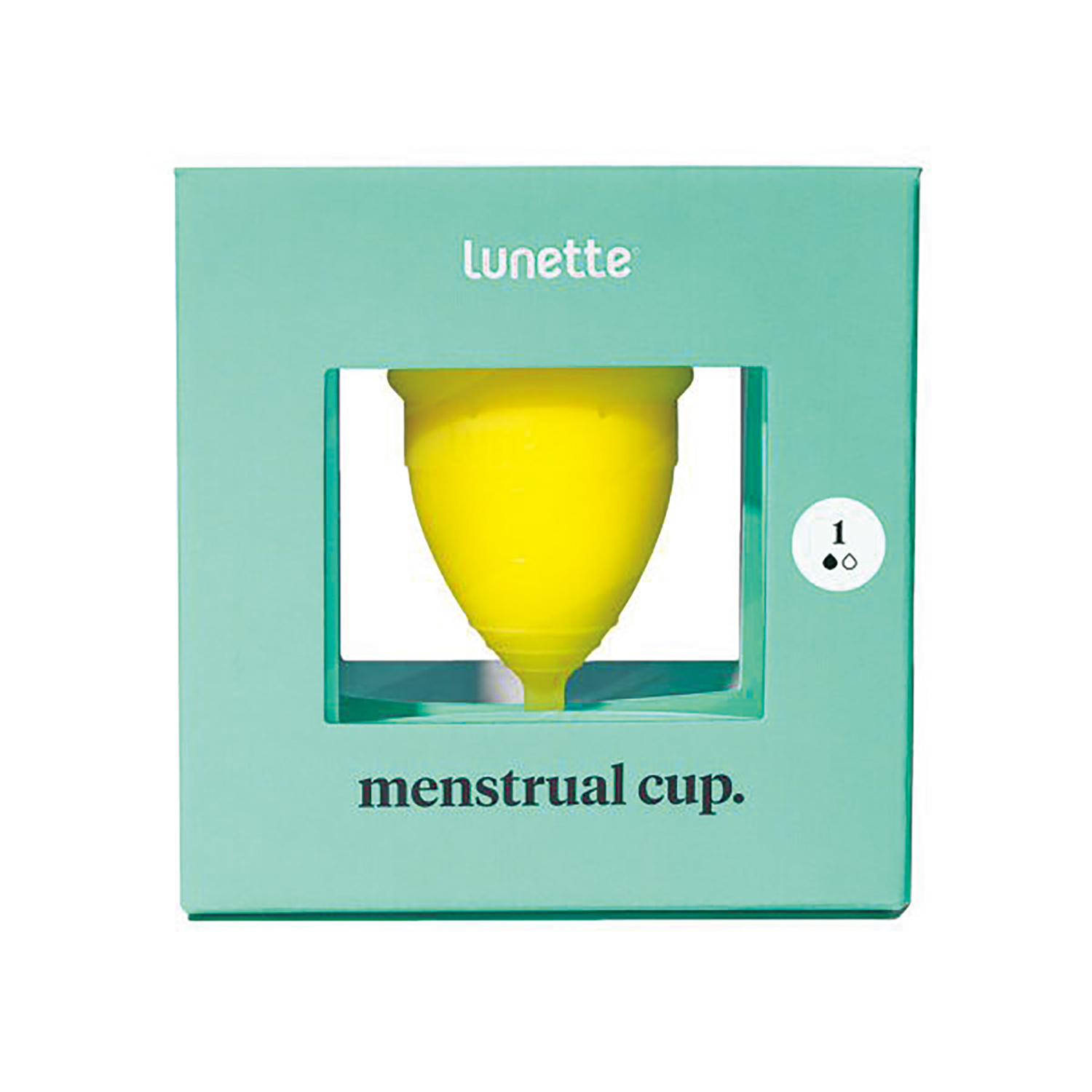 ルネットカップ(月経カップ) サイズ1 25-7271-04 Lunette C1LN221YE1(ショウ)イエロー