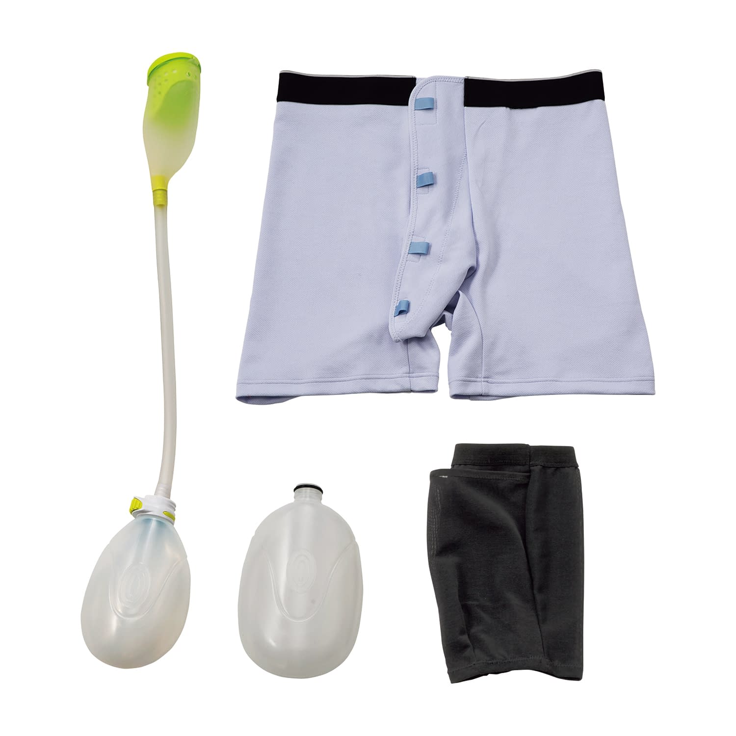 男性用集尿器 車椅子ユリナー 25-4632-00 ユリナー AS-KUR010(グリーン)