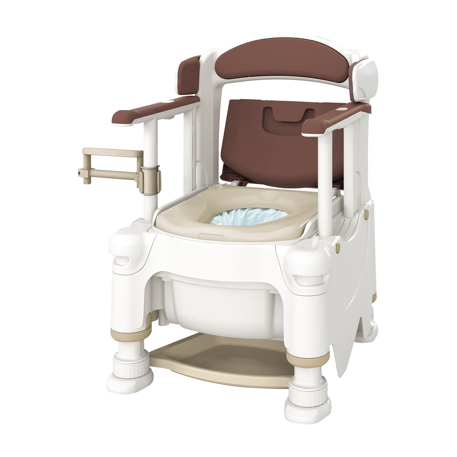 ポータブルトイレFX－30 標準便座 標準便座 介護用トイレ 25-4671-04 アロン化成 532-968(アースブラウン)