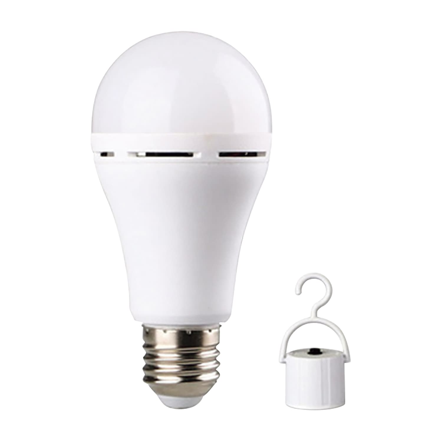 防災電球蓄電型LED電球 60W形相当 E26口金 懐中電灯 25-4537-00 かりはな製作所 KS-01(60W)E26クチガネ