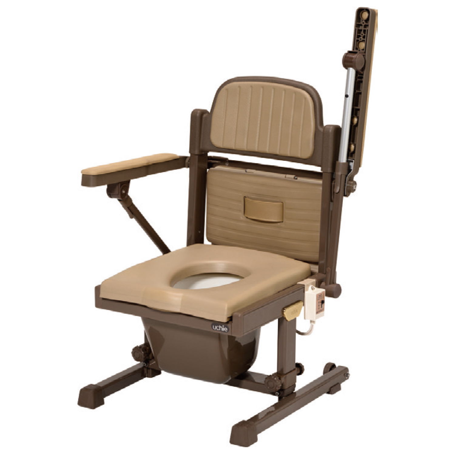 あらえ～るIIA(ホット便座) ホット便座 ポータブルトイレ 25-4680-01 ウチヱ 8071