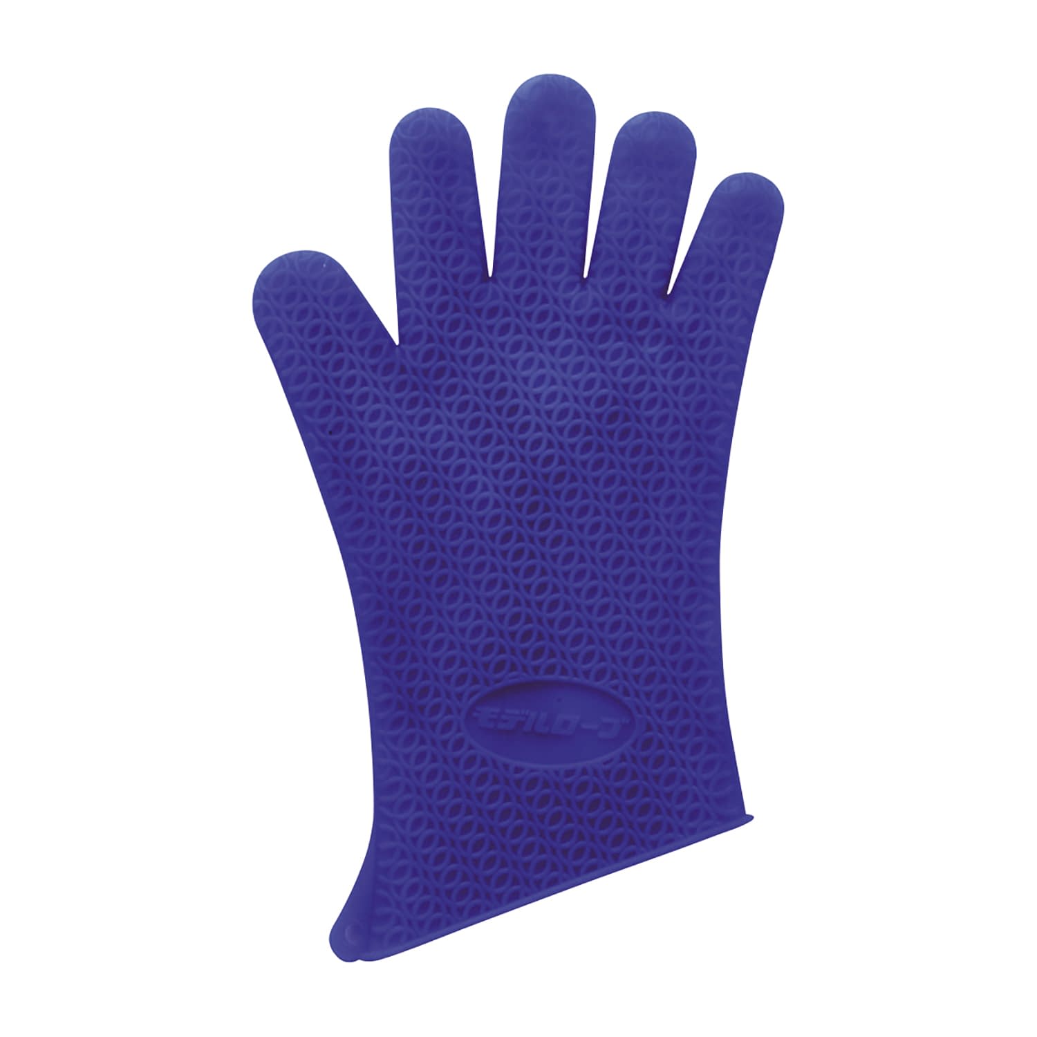 No．500業務用熱ブロック手袋 25-6090-00 モデルグローブ 035405001(シリコンブルー)