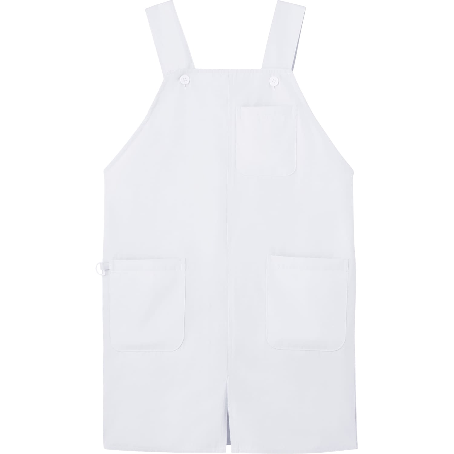 多機能エプロン 予防衣 23-7837-0501 ホワイト ナースコム