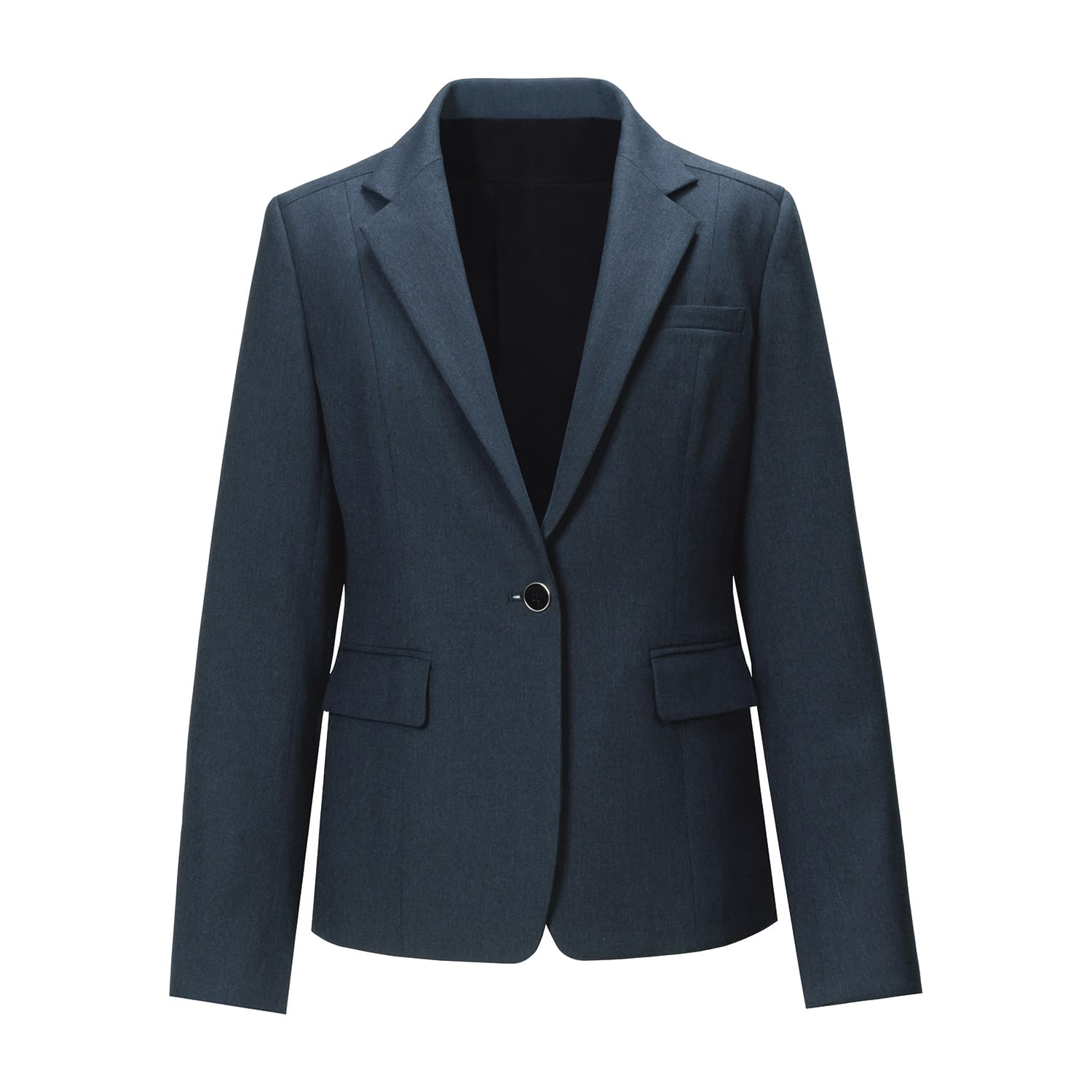 温活ジャケット 事務服 25-6571-0004 11号 ENJOY EAJ845-2(ネイビー)