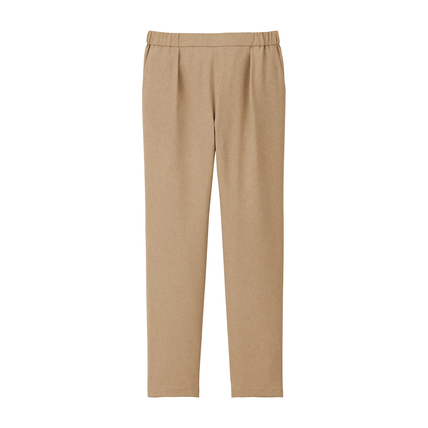 HYUGGEテーパードパンツ 診察衣 25-6509-0202 S HEART GREEN HAK020-8(アースベージュ)