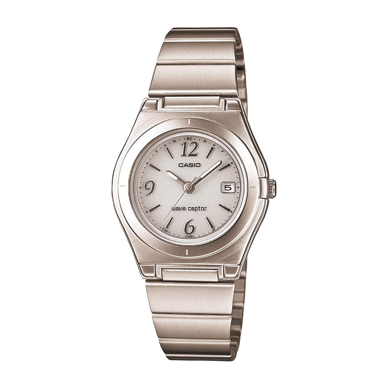 電波ソーラー レディス三針モデル 時計 25-6560-01 カシオ計算機 LWQ-10DJ-7A1JF(ホワイト)