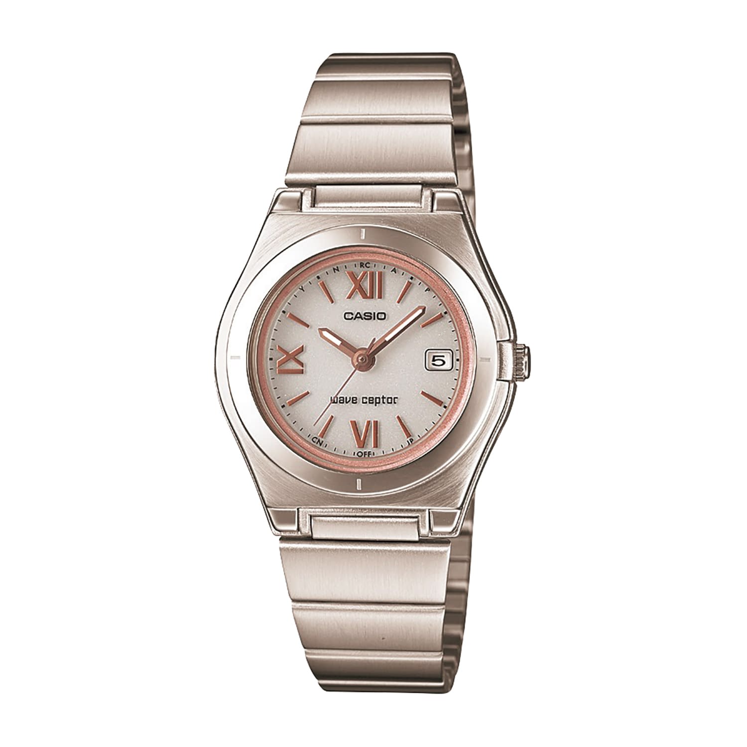 電波ソーラー レディス三針モデル 時計 25-6560-02 カシオ計算機 LWQ-10DJ-7A2JF