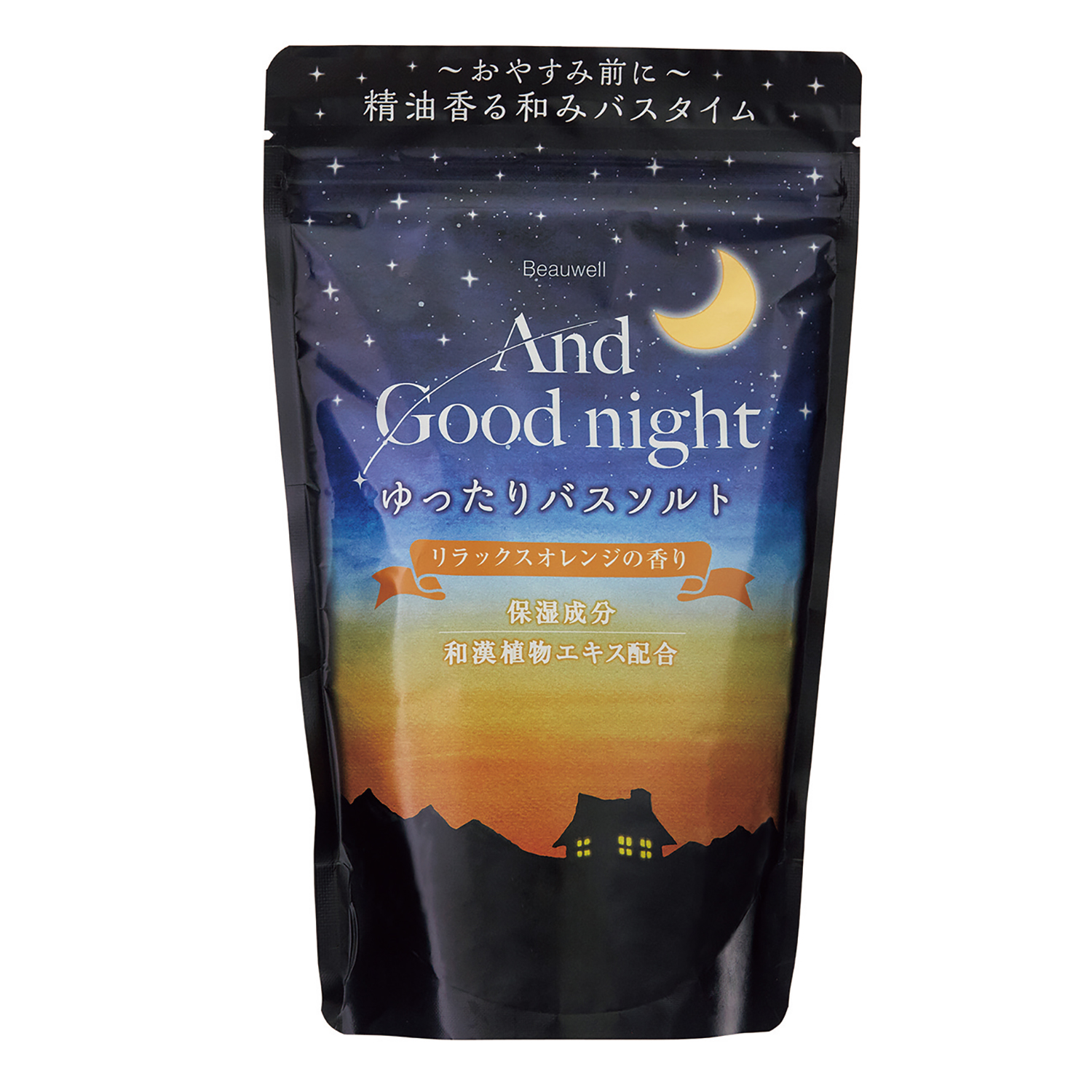 アンドグッドナイトゆったりバスソルト リラックスオレンジ(約14回分) 25-7236-04 グローバルプロダクトプランニング 206-22-002(オレンジ)L