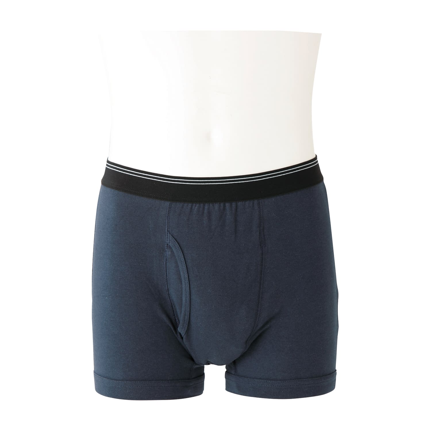 安心ボクサーパンツ(2色組) 25-4668-01 セルヴァン 27820003(L)グレー･ネイビ