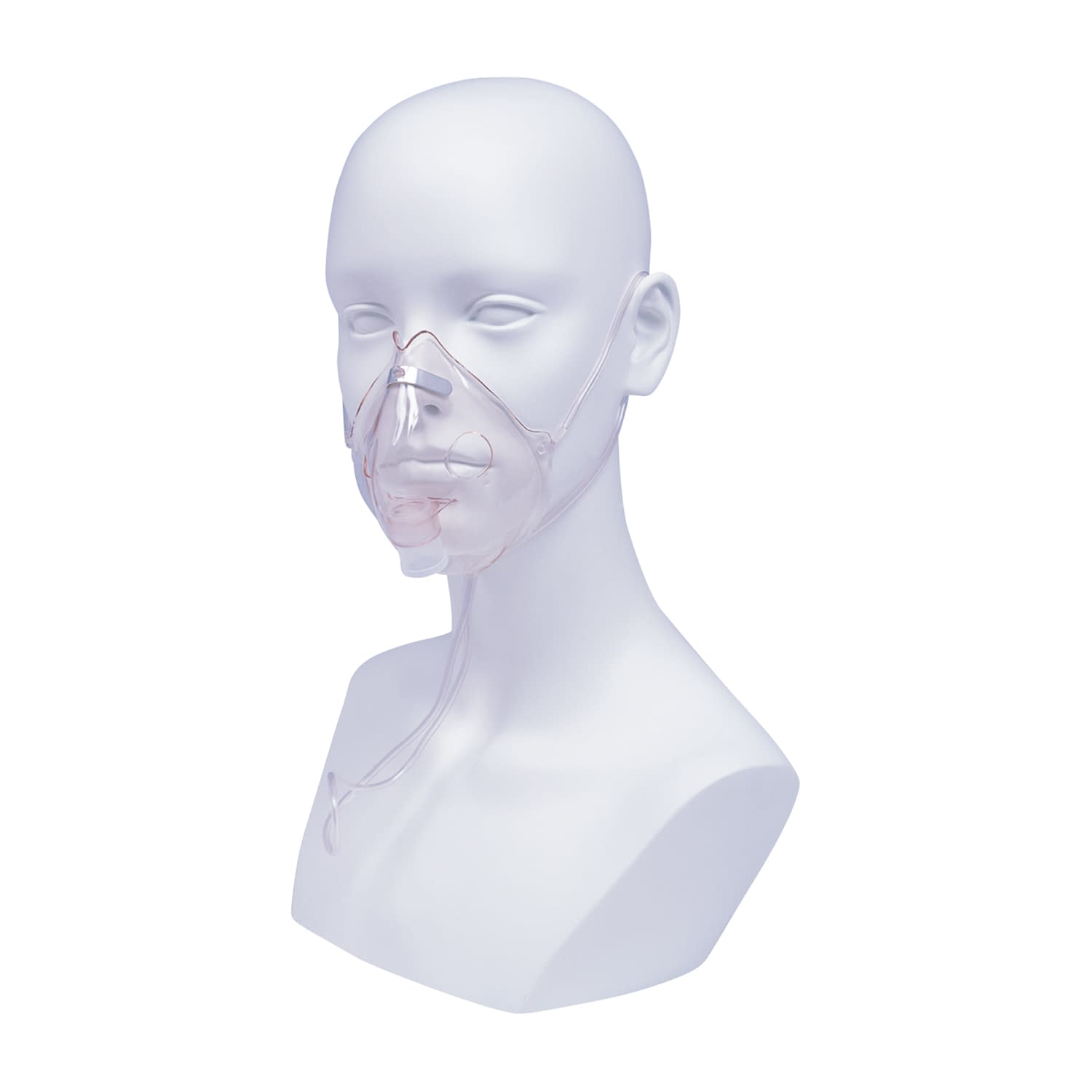 中濃度酸素マスク(大人用)耳掛 チューブ付(細) 25-7080-00 ソルター