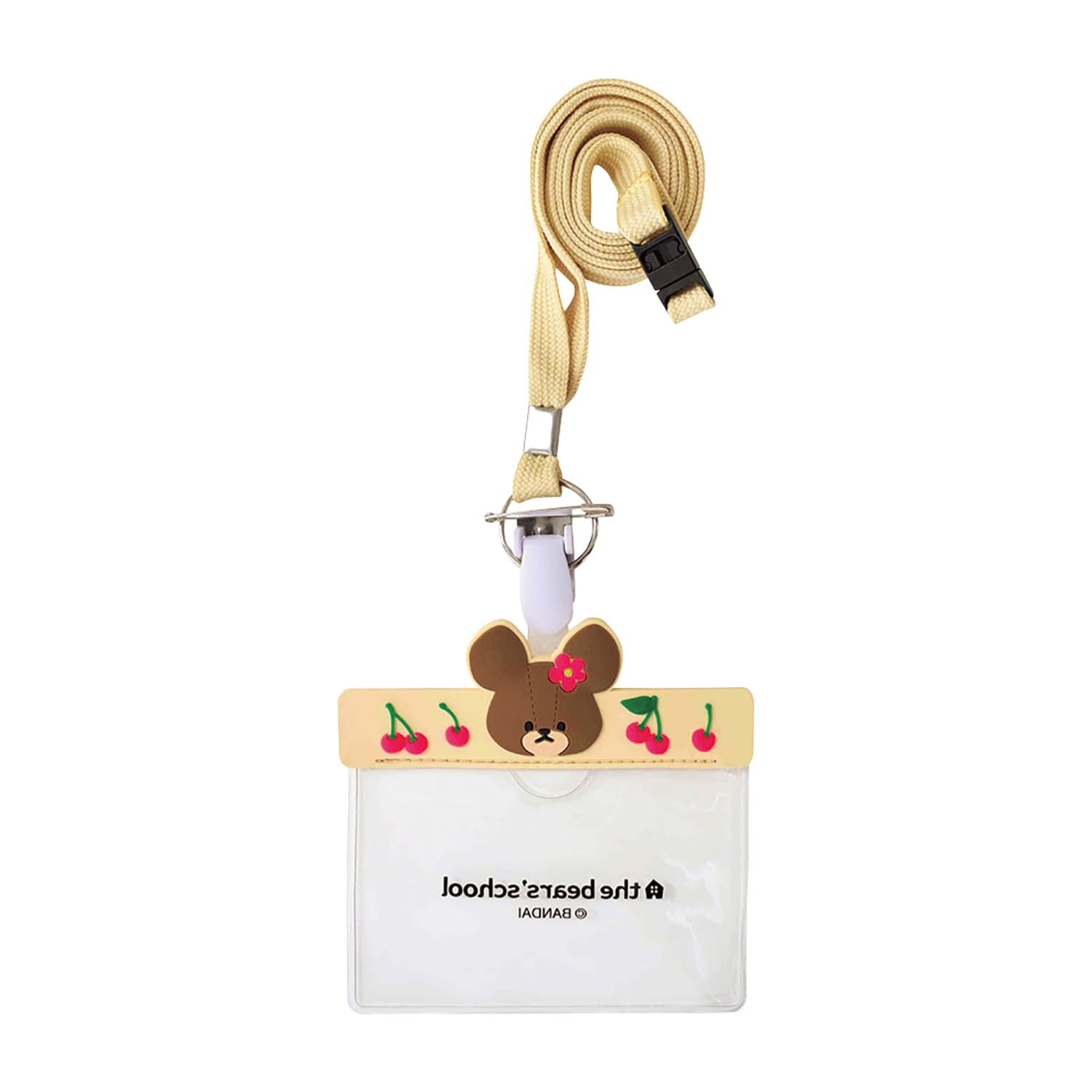 くまのがっこうネームホルダー くまのがっこう 名札ケース 25-6557-03 セントレディス ST-ZKU0022(ベージュ)