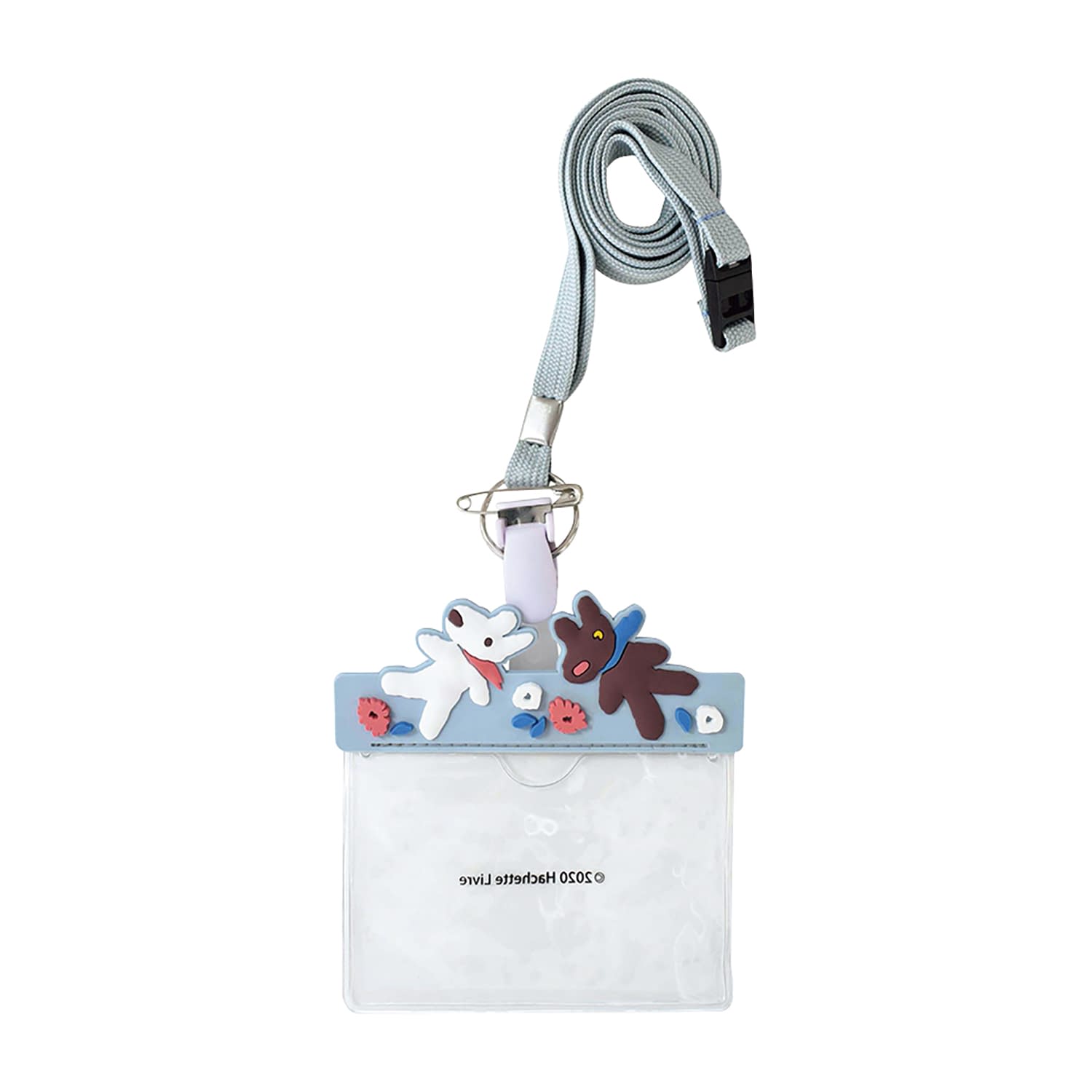 リサトガスパールネームホルダー リサとガスパール 名札ケース 25-6557-02 セントレディス ST-ZG0011(グレー)