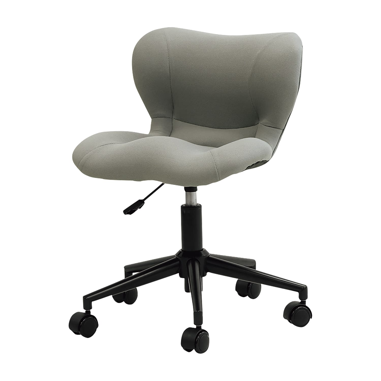 座ると姿勢が良くなる腰痛対策チェアー 25-7321-02 ニシキ工業 BSSI-GY(グレー)