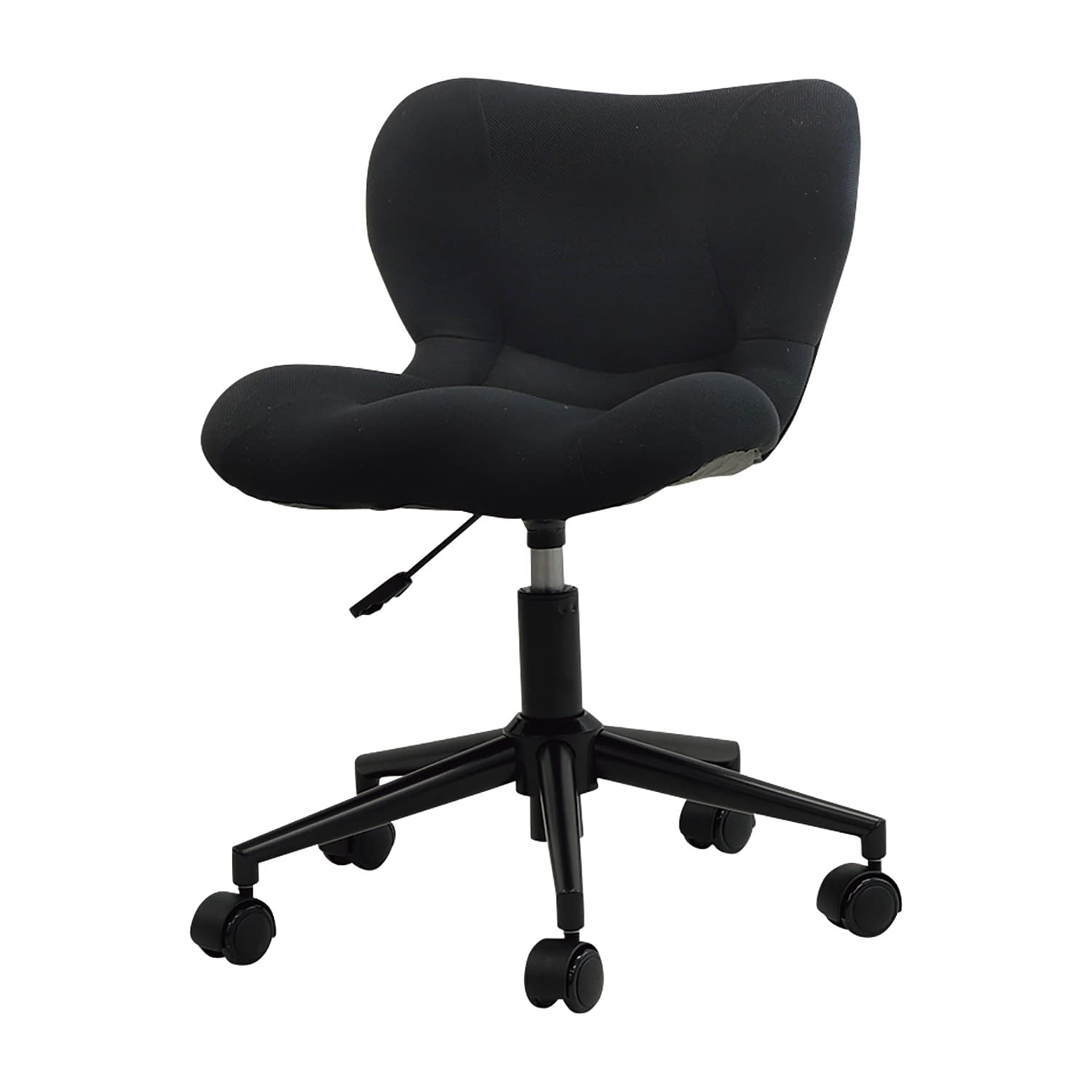 座ると姿勢が良くなる腰痛対策チェアー 25-7321-00 ニシキ工業 BSSI-BL(ブラック)