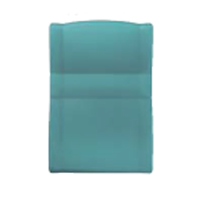 入浴介護チェア用背シート 風呂椅子 25-4573-10 ウチヱ 7051(グリーン)