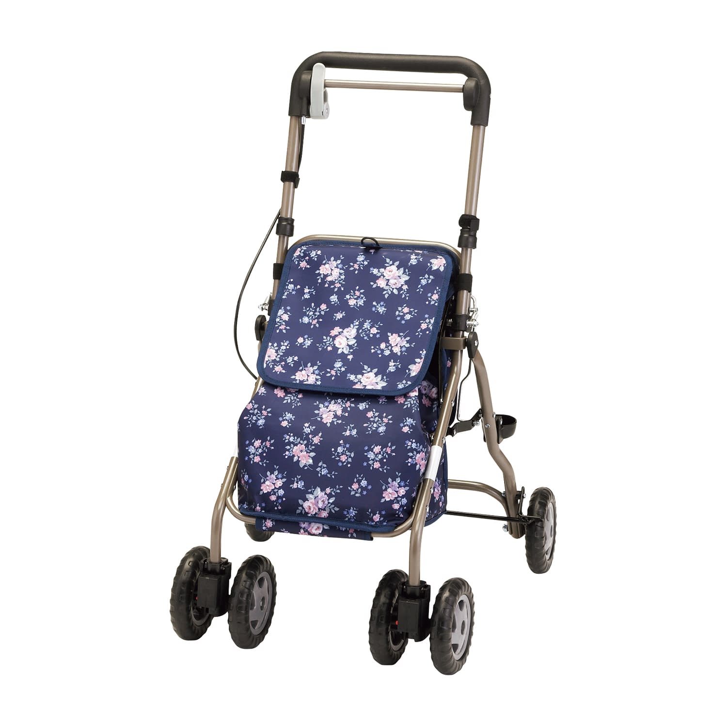 ウエルキャリー シルバーカー 25-5823-00 イチゴイチエ YX-500KH(コンハナガラ)