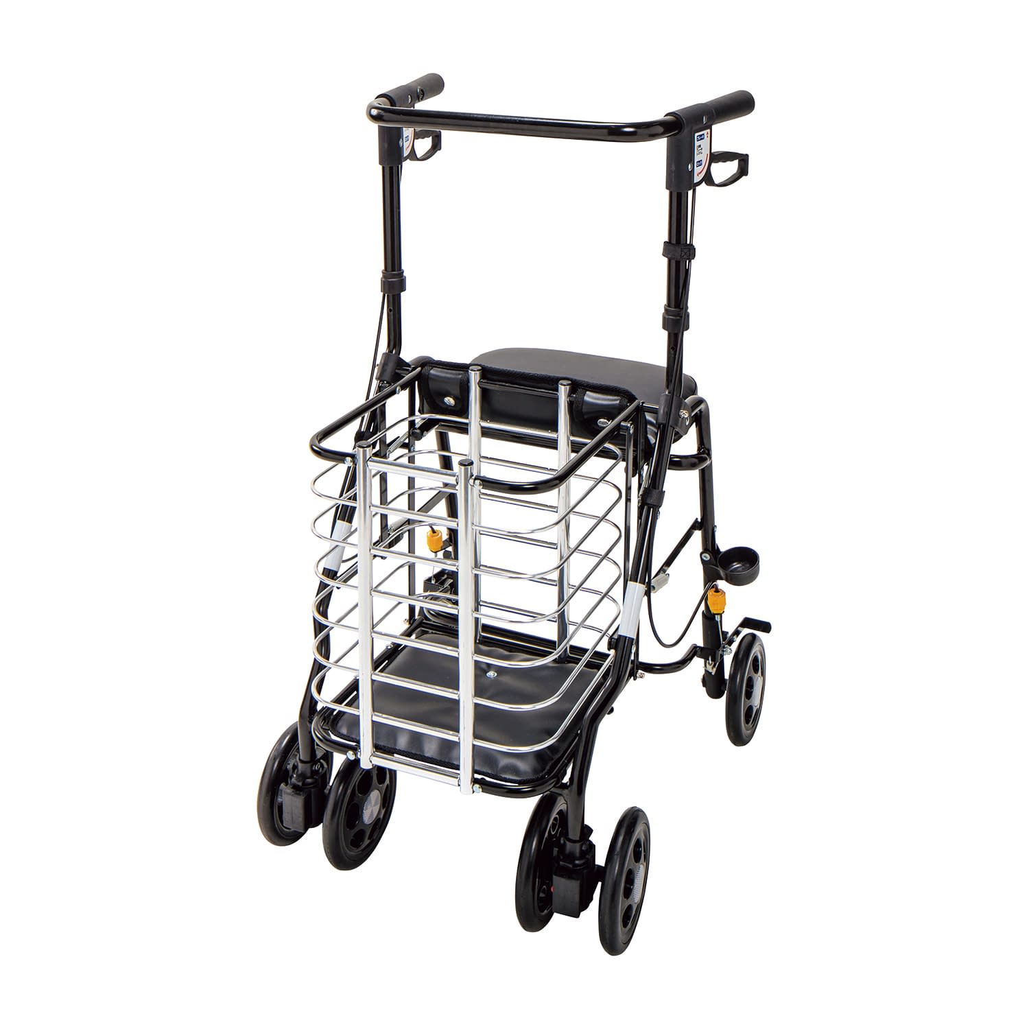 オアシスワゴン シルバーカー 25-5824-00 イチゴイチエ HM-W1(ブラック)