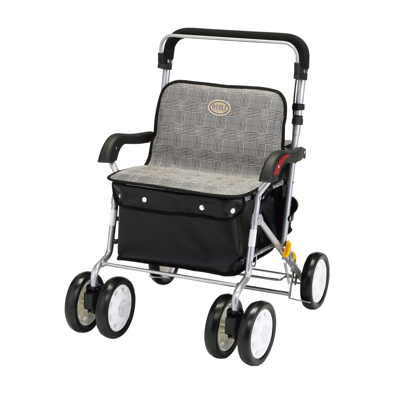 ノーブルワイド シルバーカー 25-5828-00 イチゴイチエ ENB-42GL(グレンチェック)