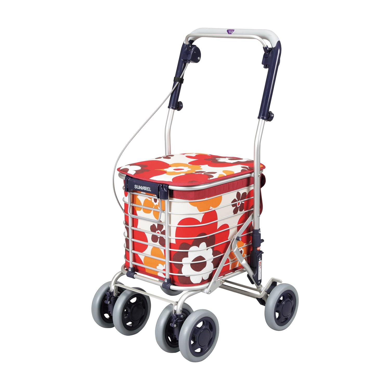 ワイヤーカート・スワレル 25-6984-01 ユーバ産業 AS-0275(ハナガラレッド)