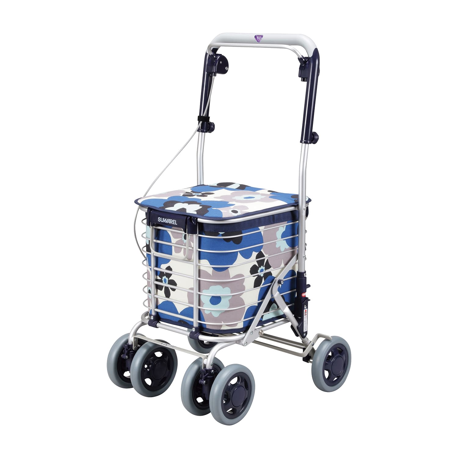 ワイヤーカート・スワレル 25-6984-02 ユーバ産業 AS-0275(ハナガラネイビーブ