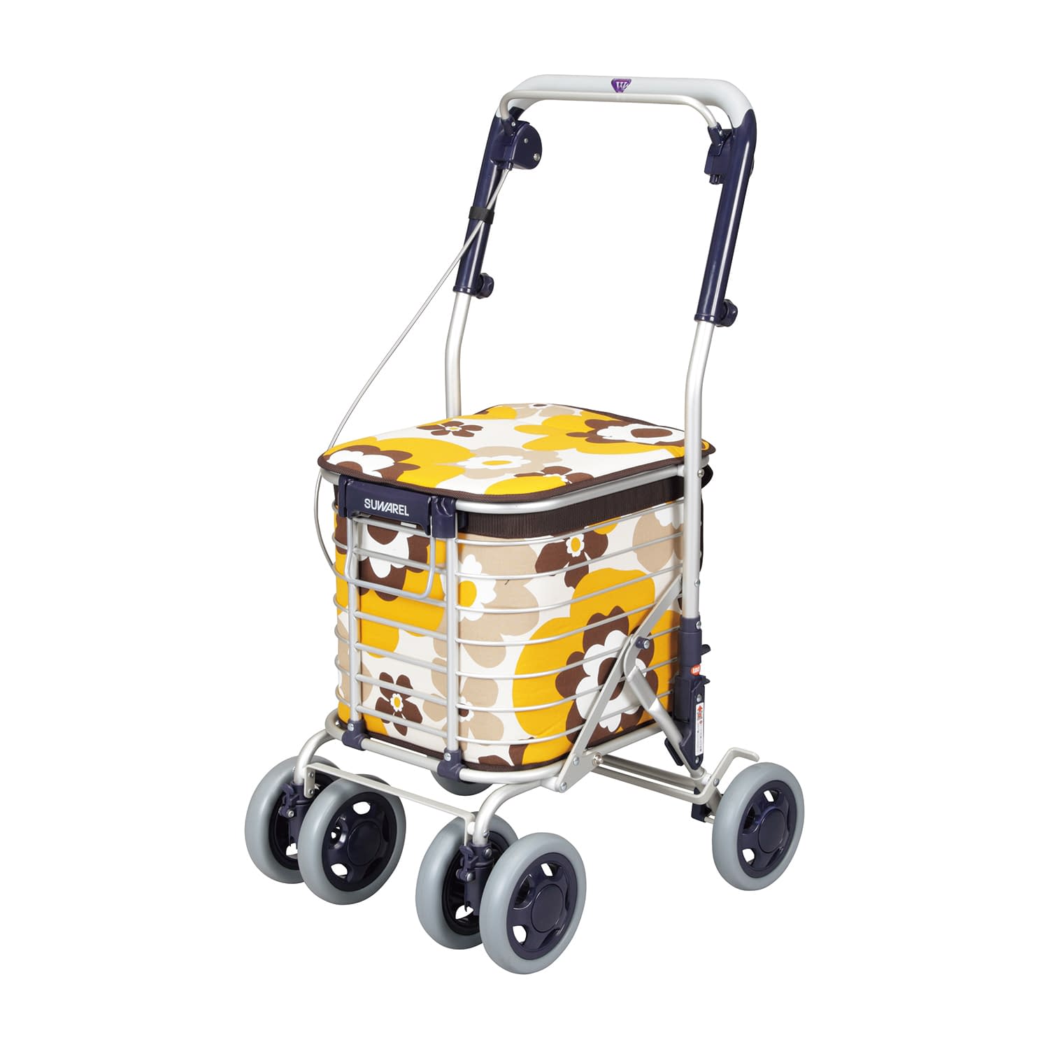 ワイヤーカート・スワレル 25-6984-03 ユーバ産業 AS-0275(ハナガライエロー)