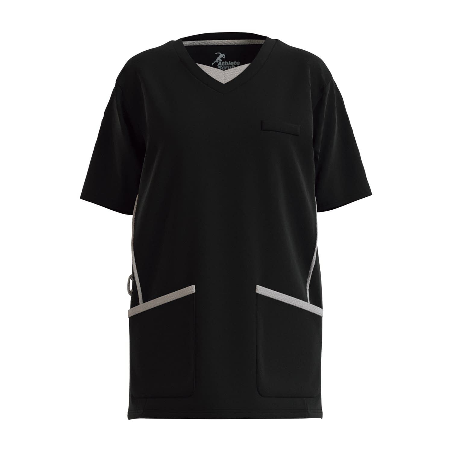 アスリート ニット・スクラブ 25-6517-0005 LL サーヴォ MSCU-2201-B9(ブラック)