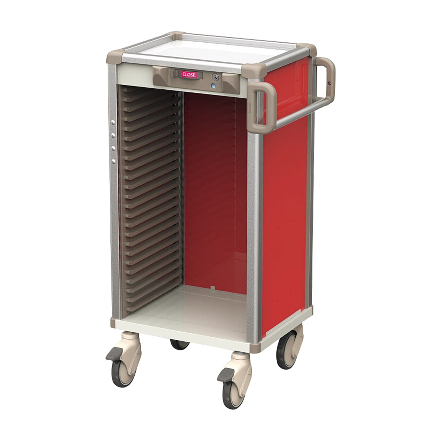 Nカート救急カート 1列8段 25-4512-00 KAWAJUN MCR434RD