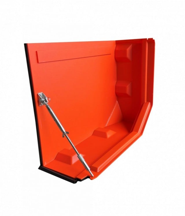 サイドガード FGL－50R サイドガード 25-5075-05 フジ鋼業 260X700X530MM