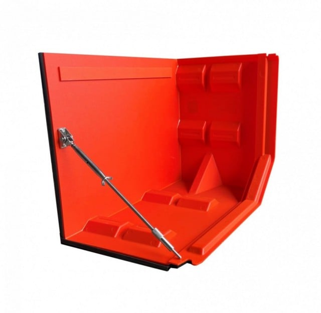 サイドガード FGL－50R サイドガード 25-5075-07 フジ鋼業 260X700X530MM