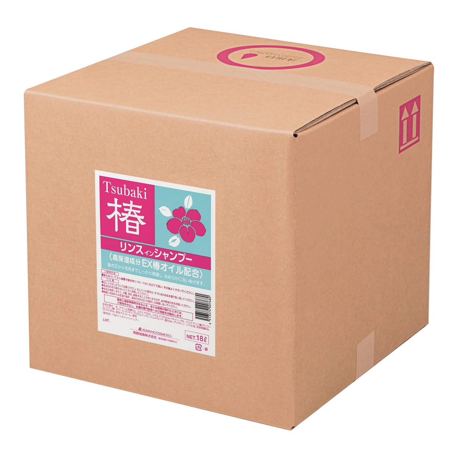 スクリット椿リンスインシャンプー 25-4604-00 熊野油脂 4223(18L)