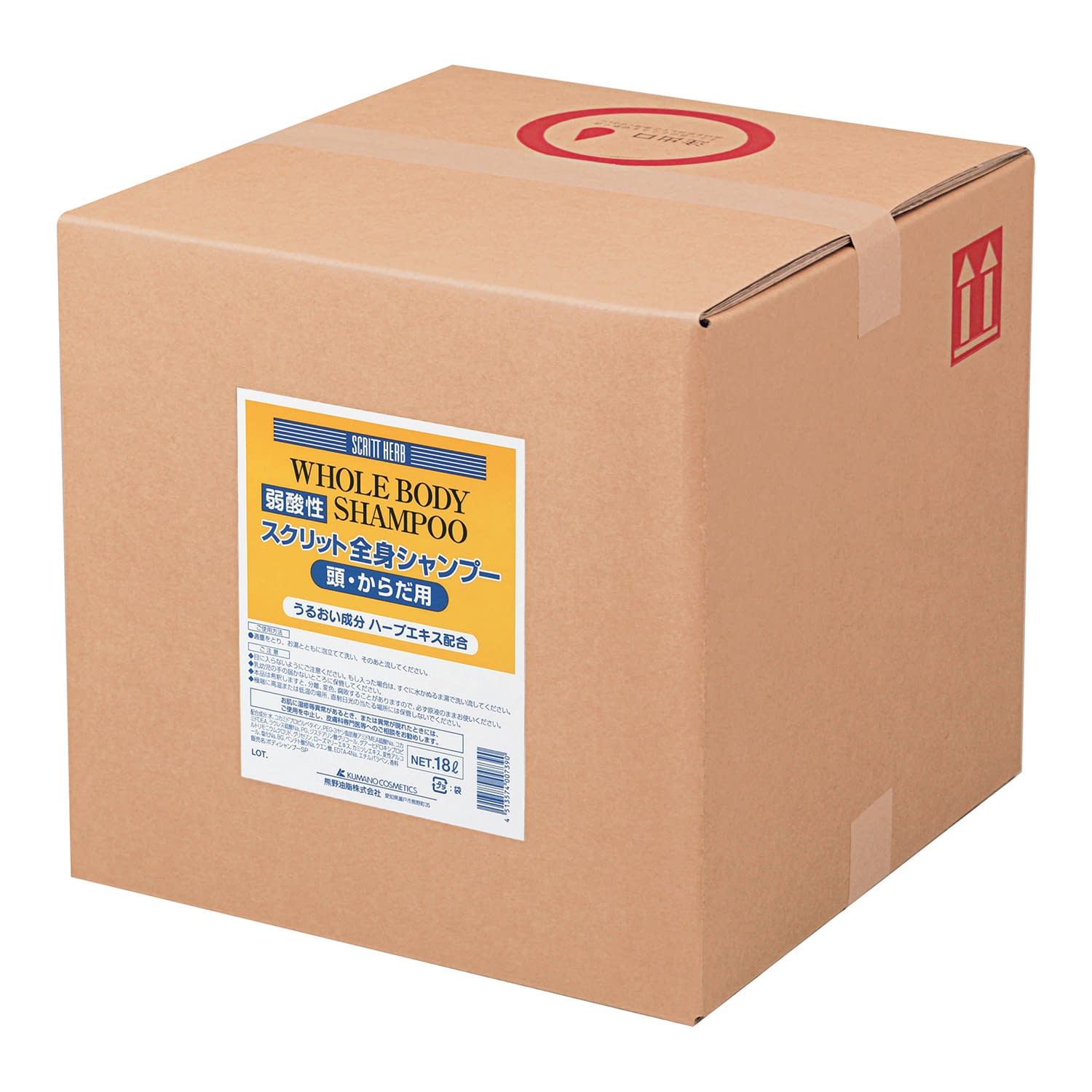 スクリット全身シャンプー 25-4602-00 熊野油脂 4349(18L)