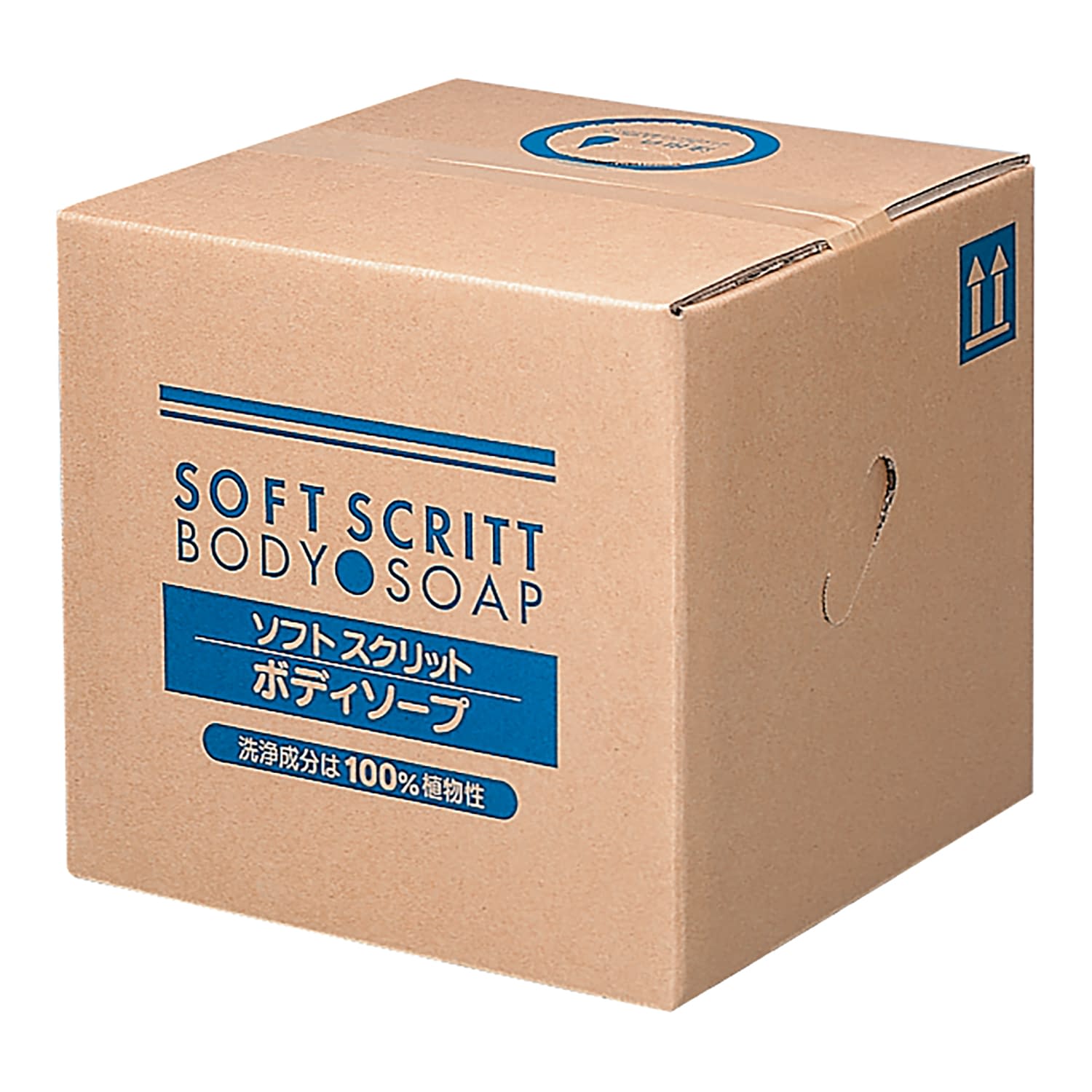 ソフトスクリットボディソープ 25-4607-00 熊野油脂 4353(18L)