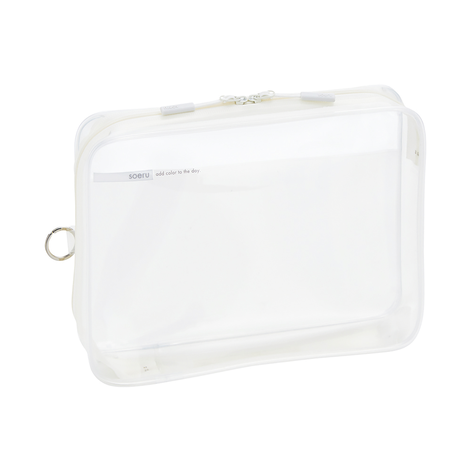 クリヤーボックスケースA5 A5 看護バッグ 25-5117-00 LIHITLAB． F8200-1(フロストクリヤー)