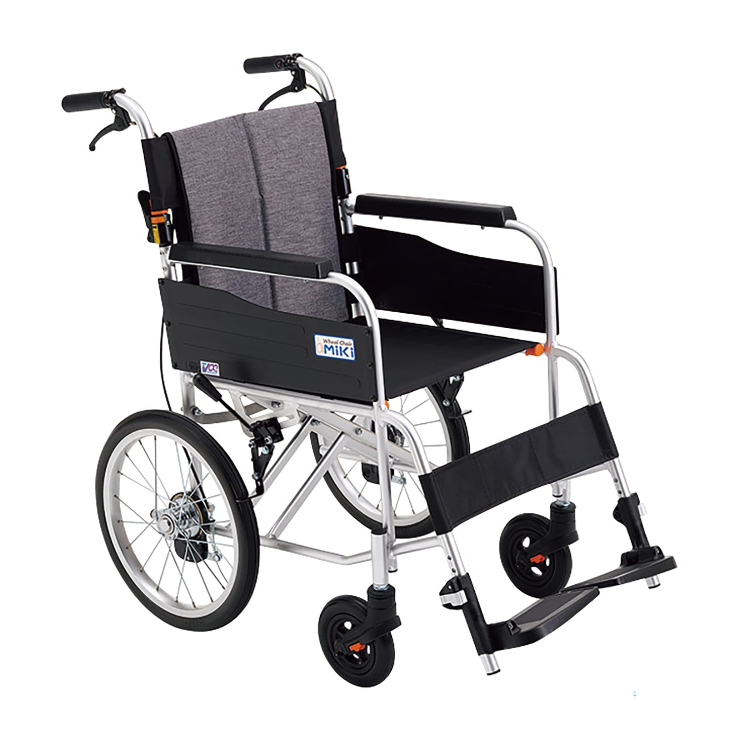 サニタリー車いす JTN－2 介助用 25-5140-02 サニタリー車いす CJ01043(ヘザーグレー)