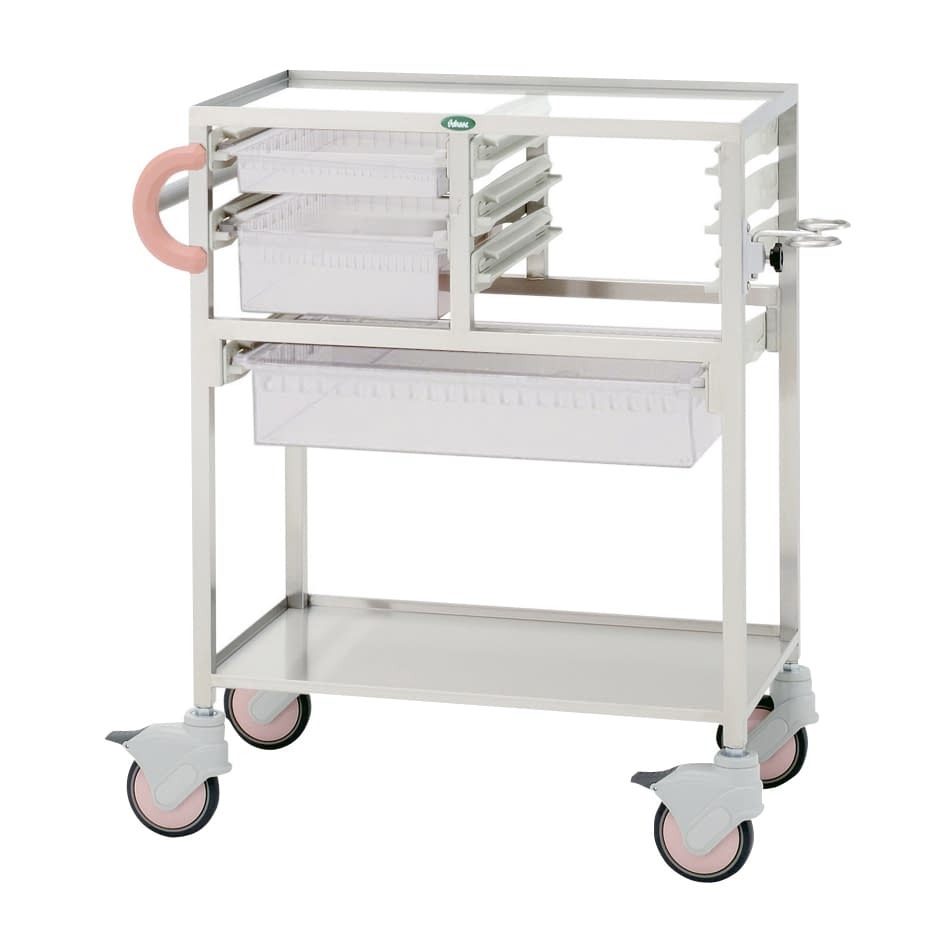 麻酔カート 25-6170-0003 透明 サカセ化学工業