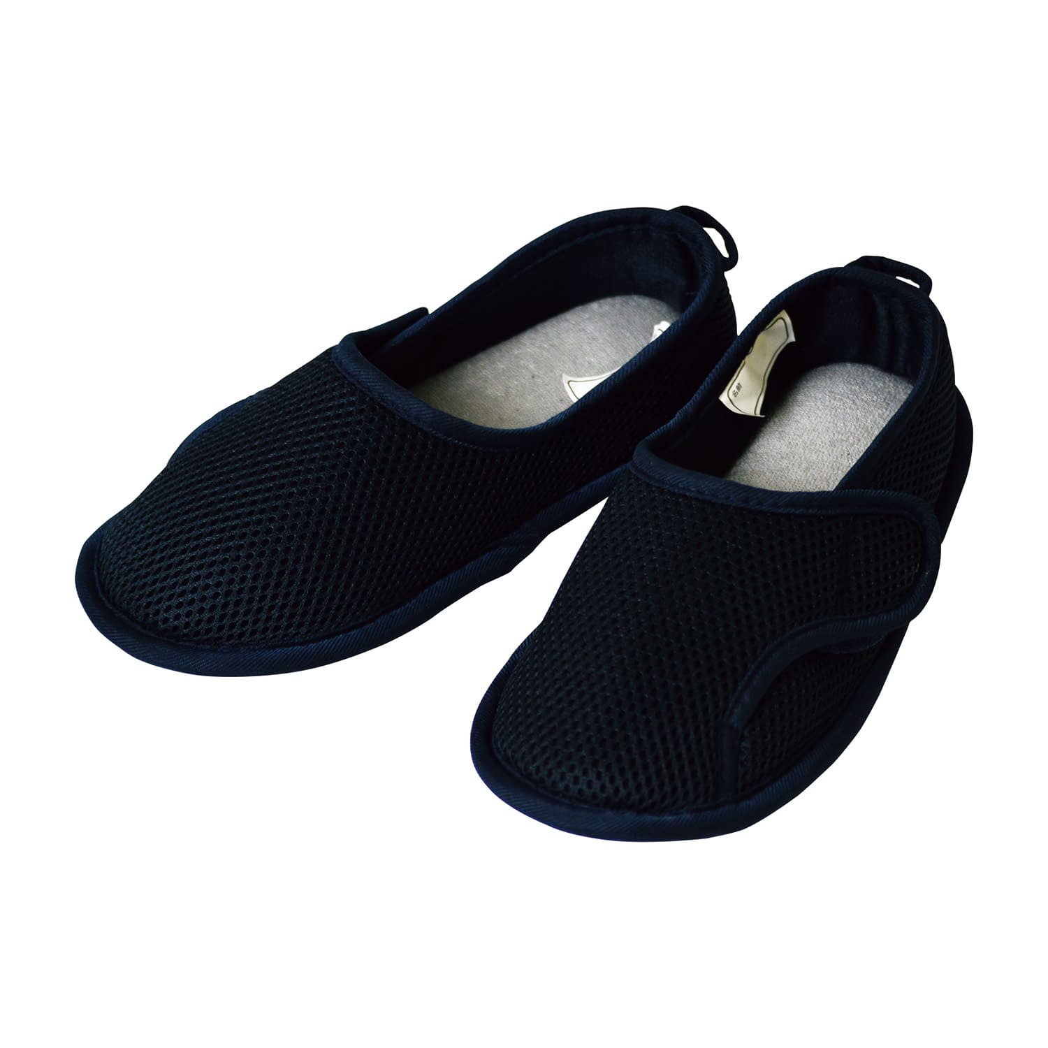 ささえルームシューズ(つま先閉じ) つま先閉じタイプ 25-5747-00 ひまわり B00210(M)ネイビー