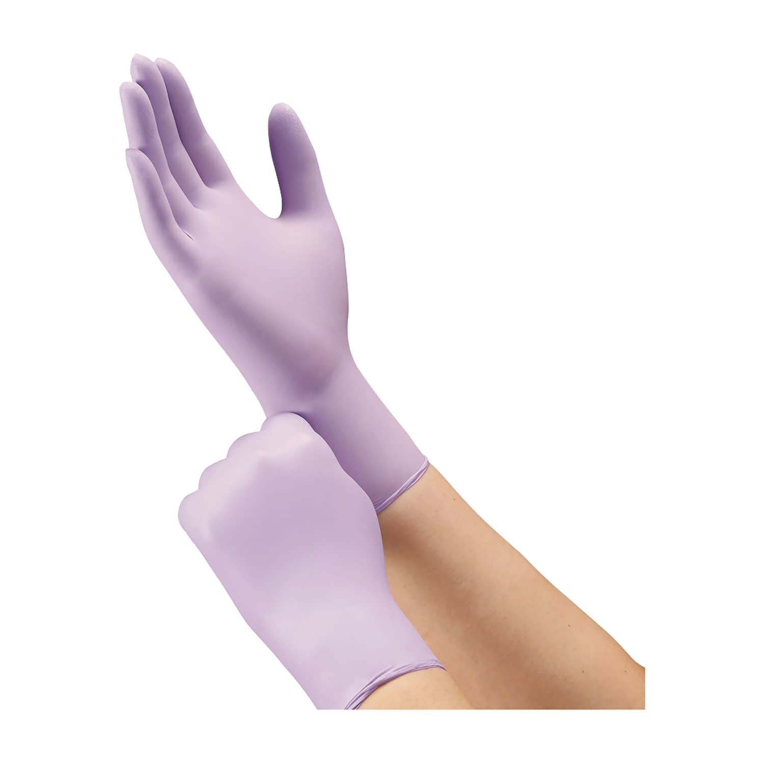 ラベンダーニトリルグローブ(エコプル 25-6822-00 O&amp;M Halyard Japan 44908(XS)250マイ